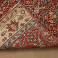 Vintage Isparta Turkish Runner Rug 2x7 ft — Red & Beige Floral