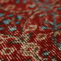 Vintage Isparta Turkish Runner Rug 2x7 ft — Red & Beige Floral