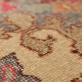 Vintage Nevşehir Turkish Runner Rug 3x7 ft — Orange & Beige Floral