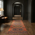 Turkish Runner Rug in a styled room