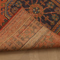 Vintage Konya Turkish Runner Rug 2x10 ft — Orange & Brown Geometric (No. 26920)