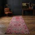 Persian Style Runner Rug in a styled room