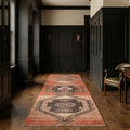 Turkish Runner Rug in a styled room
