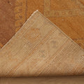 Vintage Malatya Turkish Runner Rug 3x10 ft — Orange & Brown Geometric