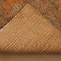 Vintage Malatya Turkish Runner Rug 3x8 ft — Orange & Brown Geometric