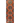 Vintage Konya Turkish Runner Rug 3x12 ft — Orange & Blue Floral