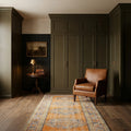 Turkish Runner Rug in a styled room