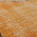 Vintage Manisa Turkish Runner Rug 2x11 ft — Orange & Blue Geometric (No. 28024)