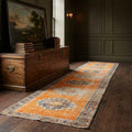 Turkish Runner Rug in a styled room