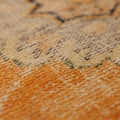 Vintage Manisa Turkish Runner Rug 2x11 ft — Orange & Blue Geometric (No. 28025)