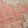 Vintage Niğde Turkish Runner Rug 3x9 ft — Pink & Beige Geometric