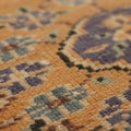 Vintage Manisa Turkish Runner Rug 2x10 ft — Orange & Blue Floral (No. 28028)