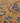 Vintage Manisa Turkish Runner Rug 2x10 ft — Orange & Blue Floral (No. 28028)