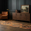 Turkish Runner Rug in a styled room