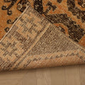 Vintage Malatya Turkish Runner Rug 2x10 ft — Orange & Brown Geometric (No. 28105)