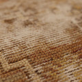Vintage Malatya Turkish Runner Rug 2x9 ft — Brown & Beige Distressed