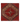 Vintage Malatya Turkish Runner Rug 2x2 ft — Red & Brown Geometric