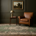 Turkish Area Rug in a styled room