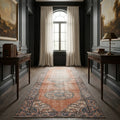 Turkish Runner Rug in a styled room