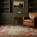 Turkish Area Rug in a styled room