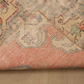 Vintage Nevşehir Turkish Area Rug 3x6 ft — Red & Beige Distressed