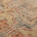 Vintage Nevşehir Turkish Area Rug 3x6 ft — Red & Beige Distressed