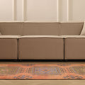 Vintage Konya Turkish Runner Rug 3x8 ft — Orange & Green Geometric