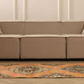 Vintage Konya Turkish Runner Rug 2x12 ft — Orange & Gray Floral