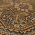 Vintage Konya Turkish Runner Rug 2x11 ft — Orange & Brown Geometric (No. 29076)