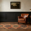 Turkish Runner Rug in a styled room