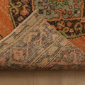 Vintage Konya Turkish Runner Rug 3x12 ft — Orange & Brown maximalist