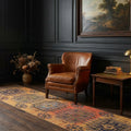 Turkish Runner Rug in a styled room