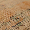 Vintage Manisa Turkish Runner Rug 2x11 ft — Orange & Blue Geometric