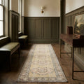 Turkish Runner Rug in a styled room