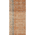 Vintage Manisa Turkish Runner Rug 2x7 ft — Orange Floral