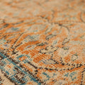 Vintage Manisa Turkish Runner Rug 2x7 ft — Orange Floral