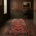 Persian Style Runner Rug in a styled room