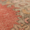 Vintage Niğde Turkish Runner Rug 3x9 ft — Red & Beige Distressed
