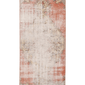Vintage Nevşehir Turkish Runner Rug 1x3 ft — Beige & Orange Distressed