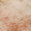 Vintage Nevşehir Turkish Runner Rug 1x3 ft — Beige & Orange Distressed