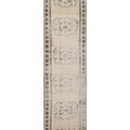 Vintage Manisa Turkish Runner Rug 2x11 ft — Beige & Brown Floral