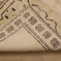 Vintage Manisa Turkish Runner Rug 2x11 ft — Beige & Brown Floral
