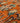 Vintage Manisa Turkish Runner Rug 3x6 ft — Orange & Blue Floral