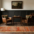 Turkish Runner Rug in a styled room