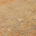 Vintage Manisa Turkish Runner Rug 2x10 ft — Orange & Beige Floral (No. 29454)