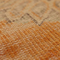Vintage Manisa Turkish Runner Rug 2x9 ft — Orange & Beige Floral