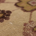 Vintage Niğde Turkish Runner Rug 2x5 ft — Red & Beige Floral