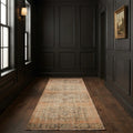 Turkish Runner Rug in a styled room