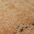 Vintage Manisa Turkish Runner Rug 2x11 ft — Orange & Beige Geometric