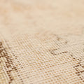 Vintage Nevşehir Turkish Runner Rug 3x9 ft — Beige & Brown Floral